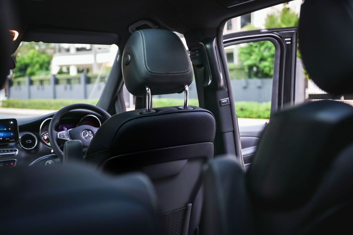 Int&eacute;rieur de limousine premium